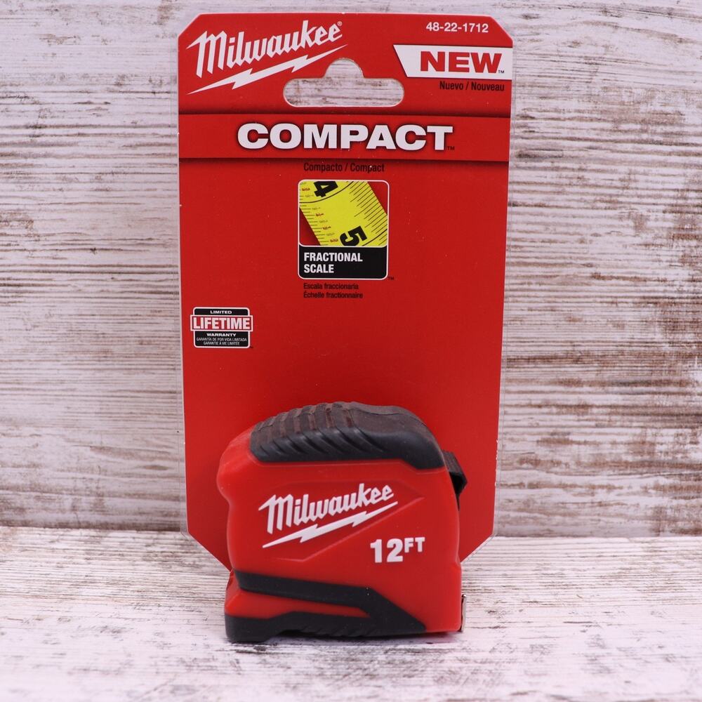Milwaukee 48-22-1712 12ft Compact Tape Measure